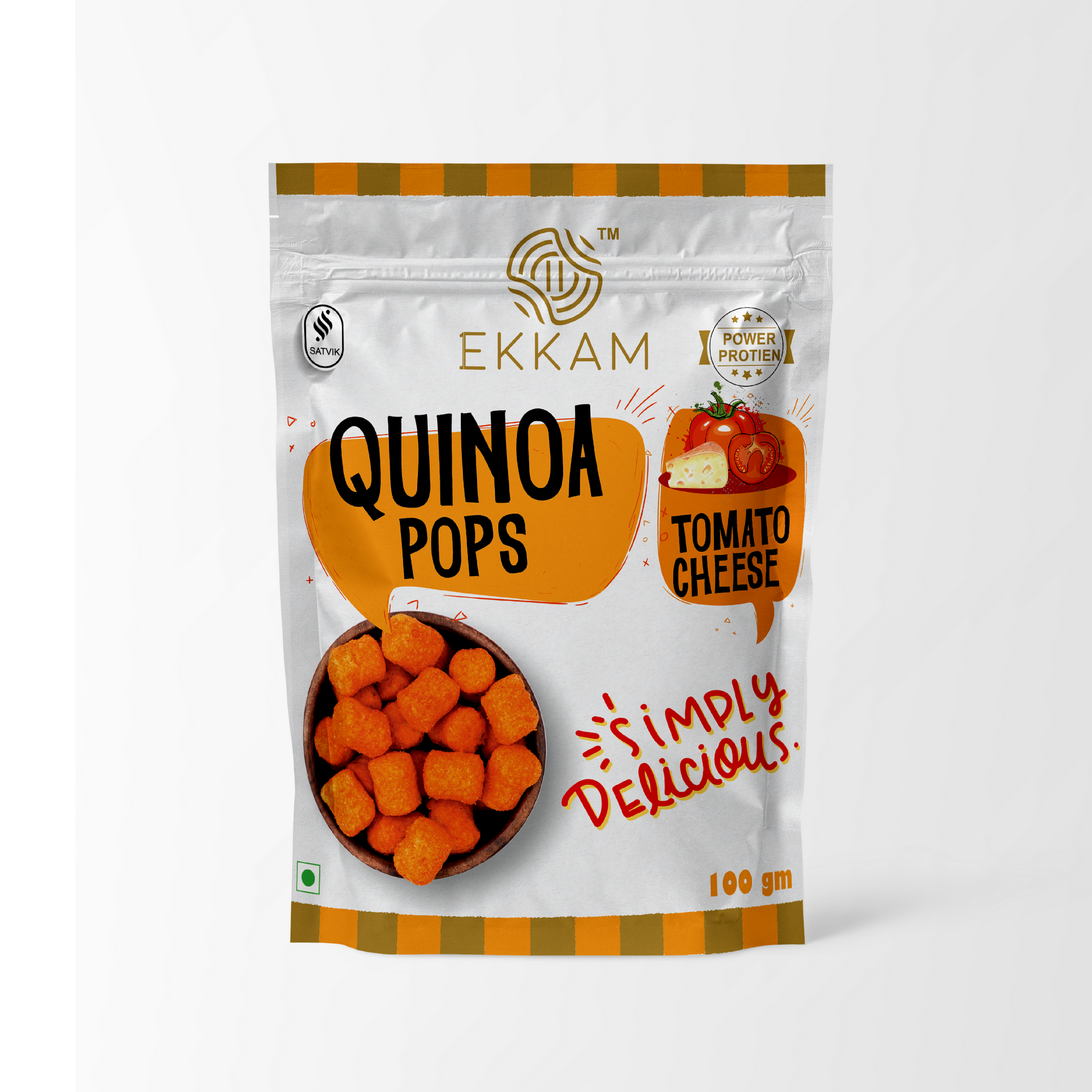 Quinoa Pops - Tomato Cheese