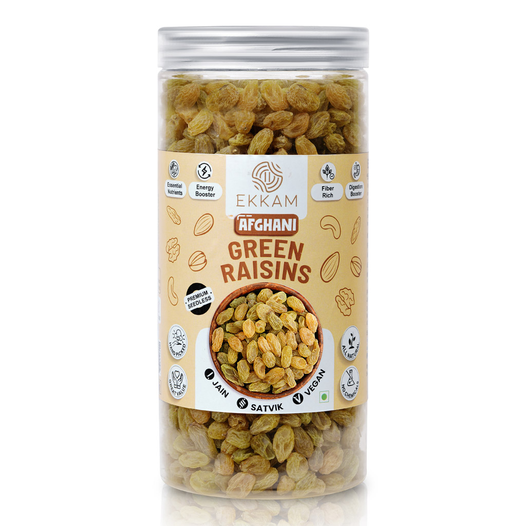 Afghani Green Raisins (Seedless)